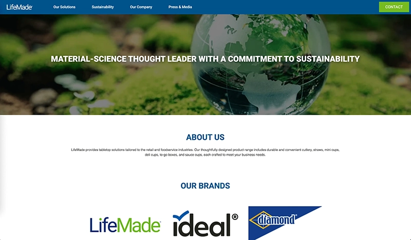 lifemadeproducts.com website screenshot